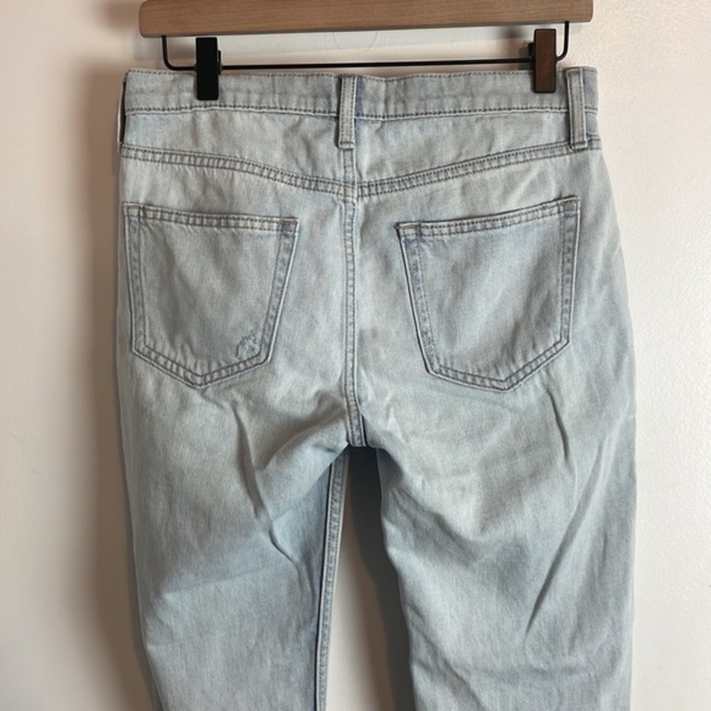 Gap Light Wash Distressed Boyfriend Jeans 00 / 24P - Picture 7 of 11